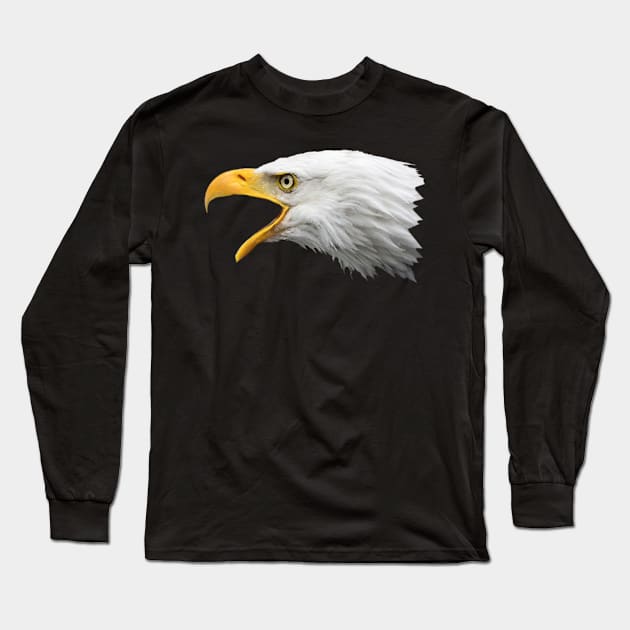 Bald Eagle. Exultant Cry Long Sleeve T-Shirt by funfun